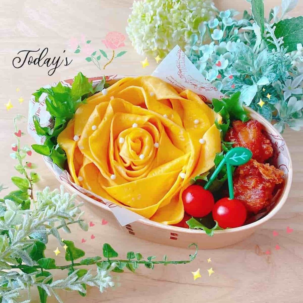 食卓にお花を咲かせよう♪「#薔薇オムライス」がオススメ！