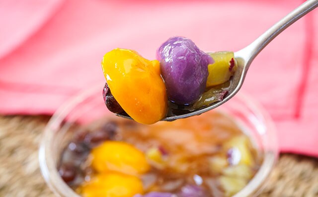 モチプチがいっぱい!セブンで芋圓が発売された!