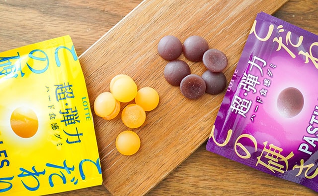 ロッテの新グミ、歯が折れそうだしアゴ鍛えられそう