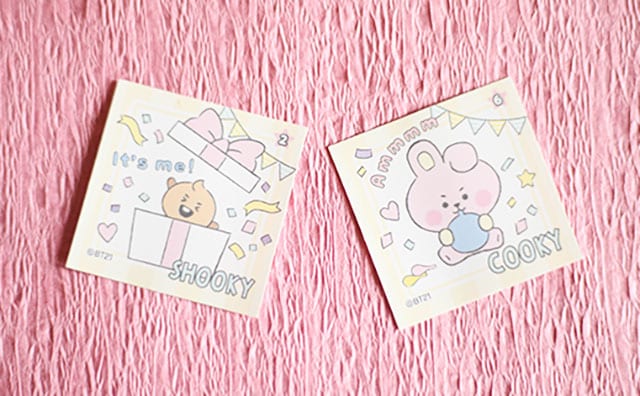 ファミマ限定!BT21のシール付き!3時のおやつにチョコドーナツはいかが?