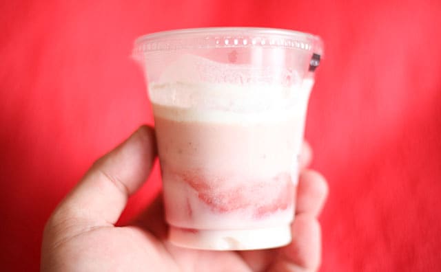 食べるの?飲むの?ローソンの「葛シェイク」が意外と爽やか系だった