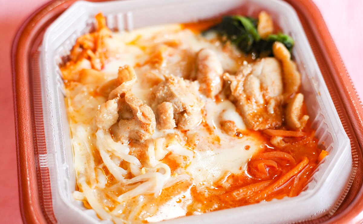 辛さレベル2は食べやすい!チーズタッカルビが弁当になった!?