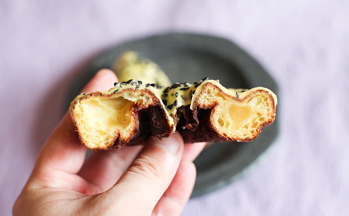 早くも秋スイーツ!しかも2種ドーナツのハイブリッド!?