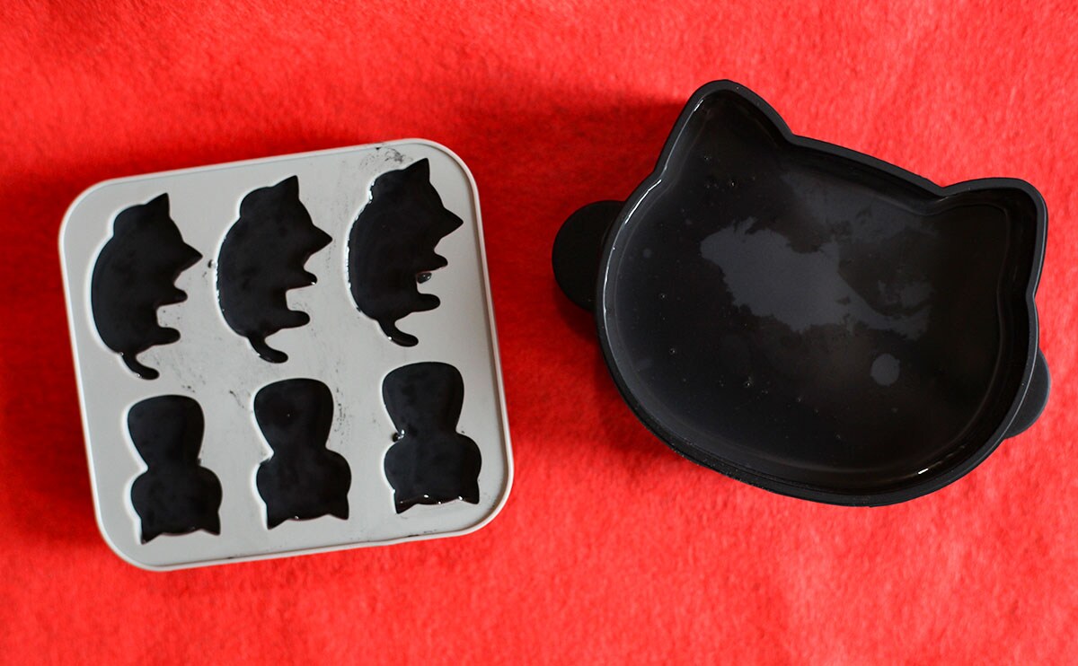 今年も登場!ブラックな「パンダ杏仁豆腐」で黒猫を作ってみた