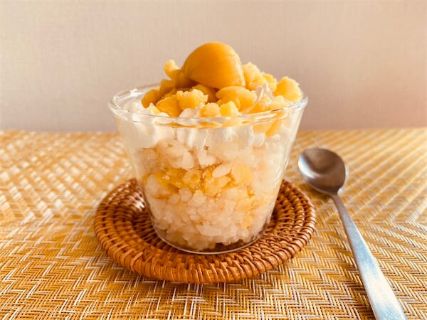 【米農家直伝】スポンジの代わりにお米!?「ごはんdeモンブラン」作ってみた！おコゲのカリカリ食感ヤバッ♡