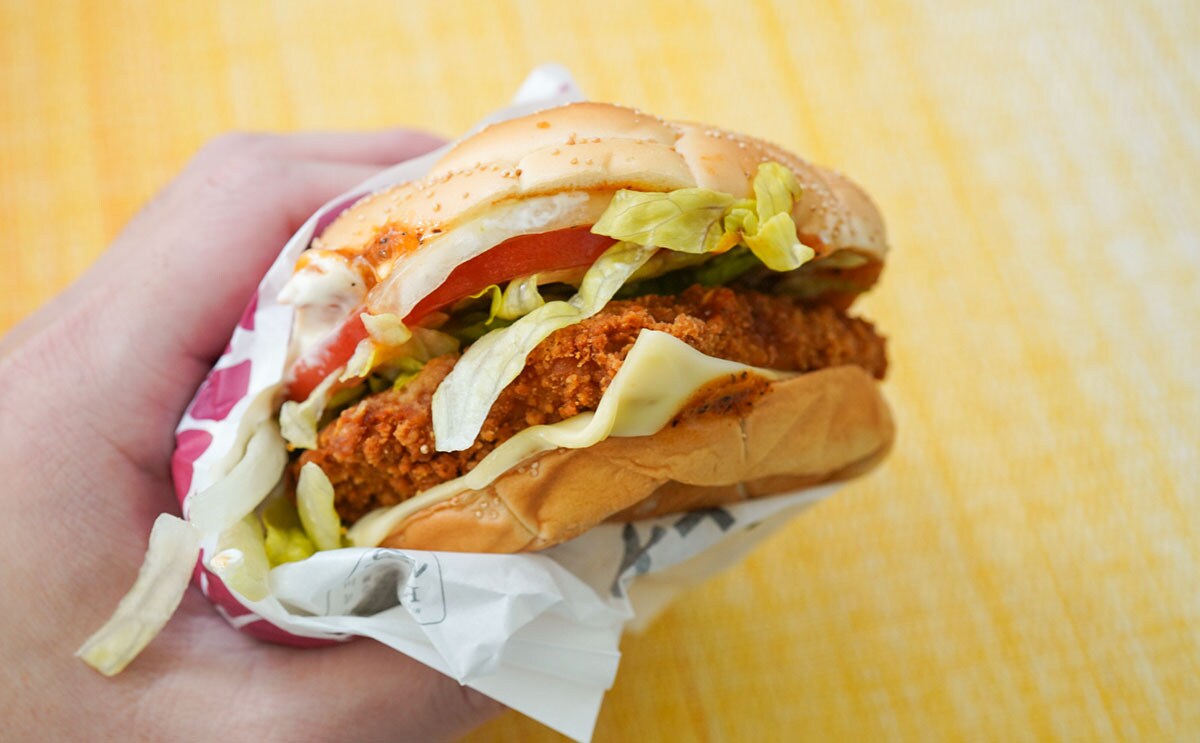 「ケバブ風チキンバーガー」