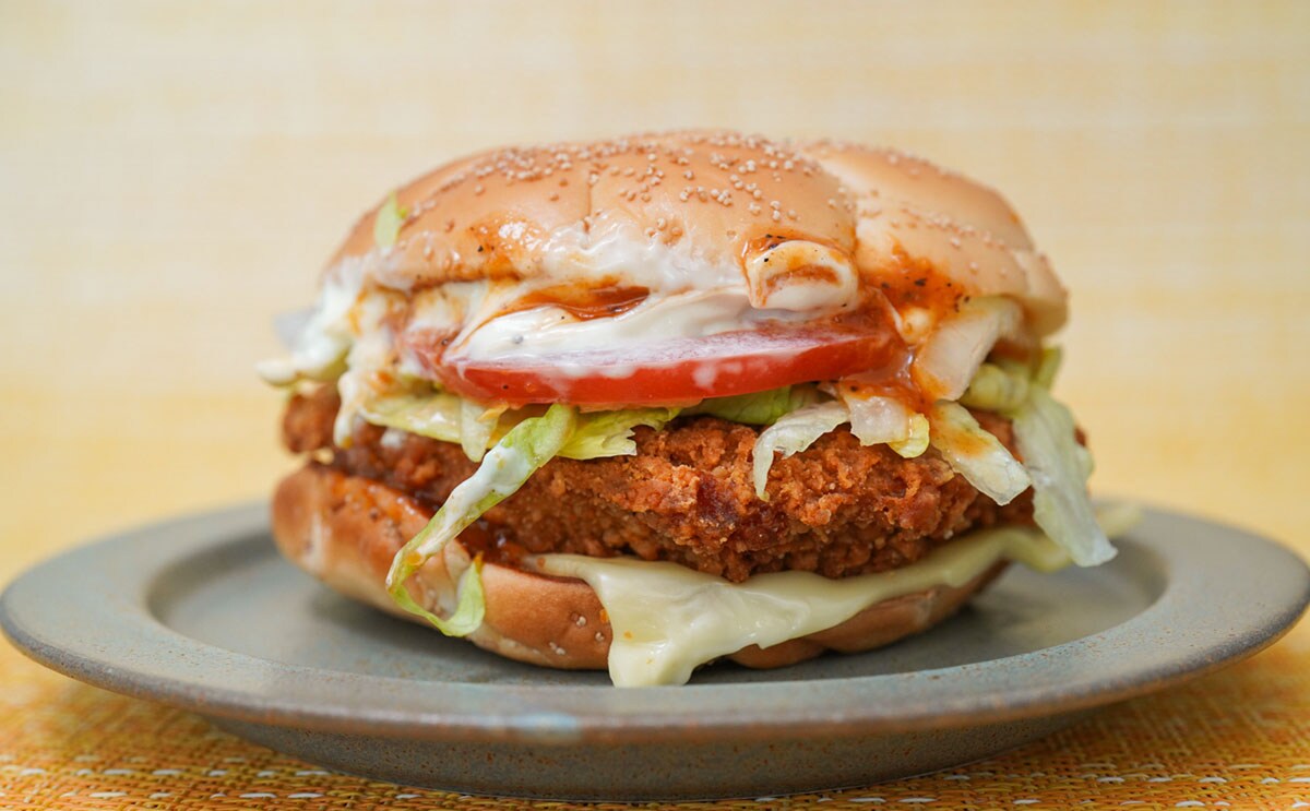 「ケバブ風チキンバーガー」