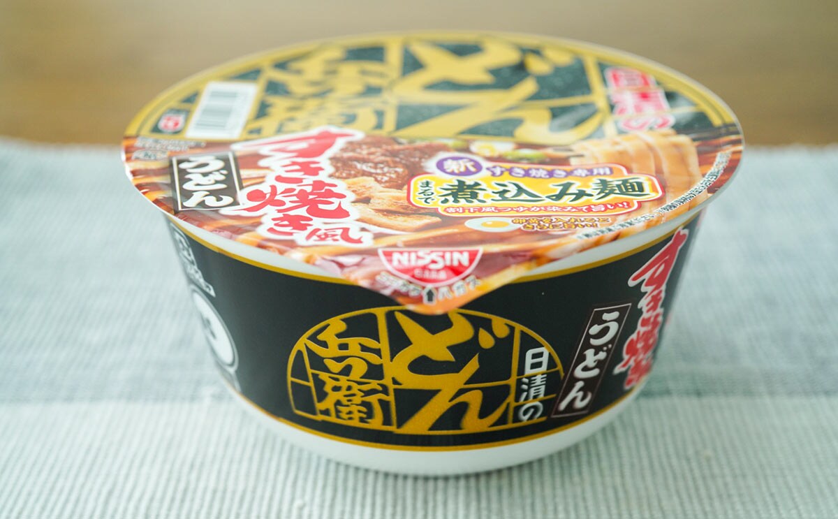 「日清のどん兵衛 すき焼き風うどん」