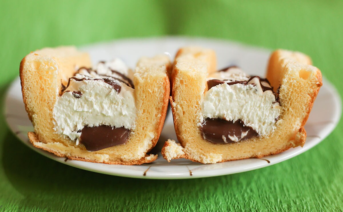 「台湾カステラ」断面