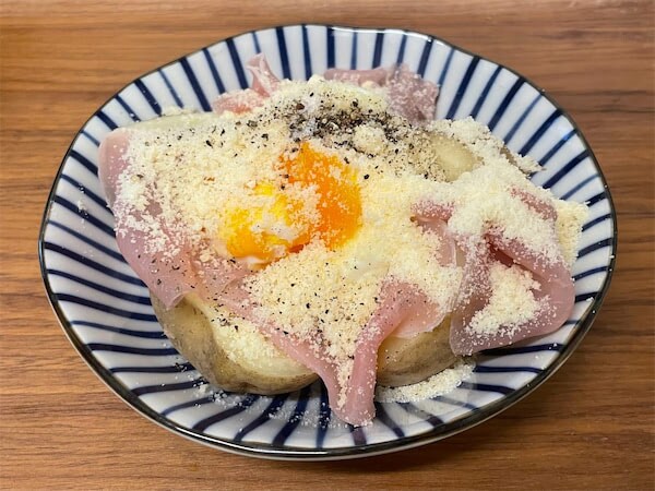 【企業公式レシピ】レンチンだけでデリ風総菜な「天啓のポテトボナーラ」作ってみた！絶対ウマいヤツやん♪