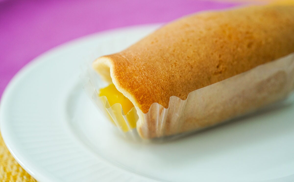 「芋ようかん巻いちゃいました。」