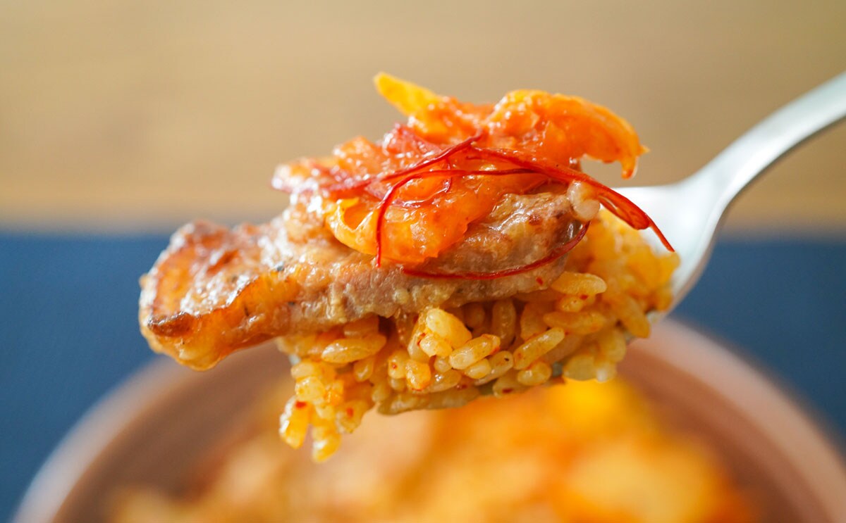 「サムギョプサル&キムチチャーハン」