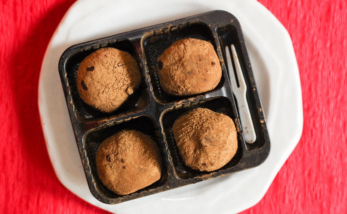 「お茶子の生チョコもち(ミルクティー味)」俯瞰