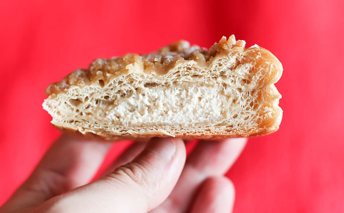 「NL モンブランみたいなパン」断面