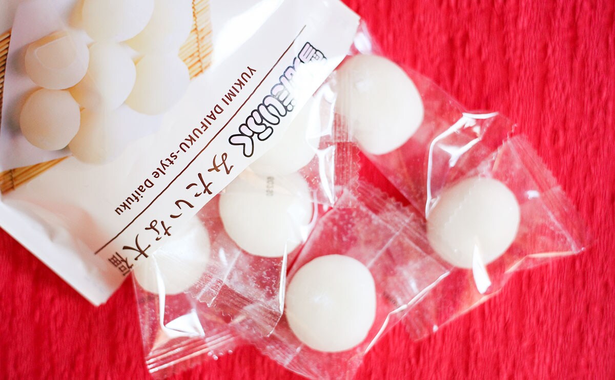 「雪見だいふくみたいな大福」包装