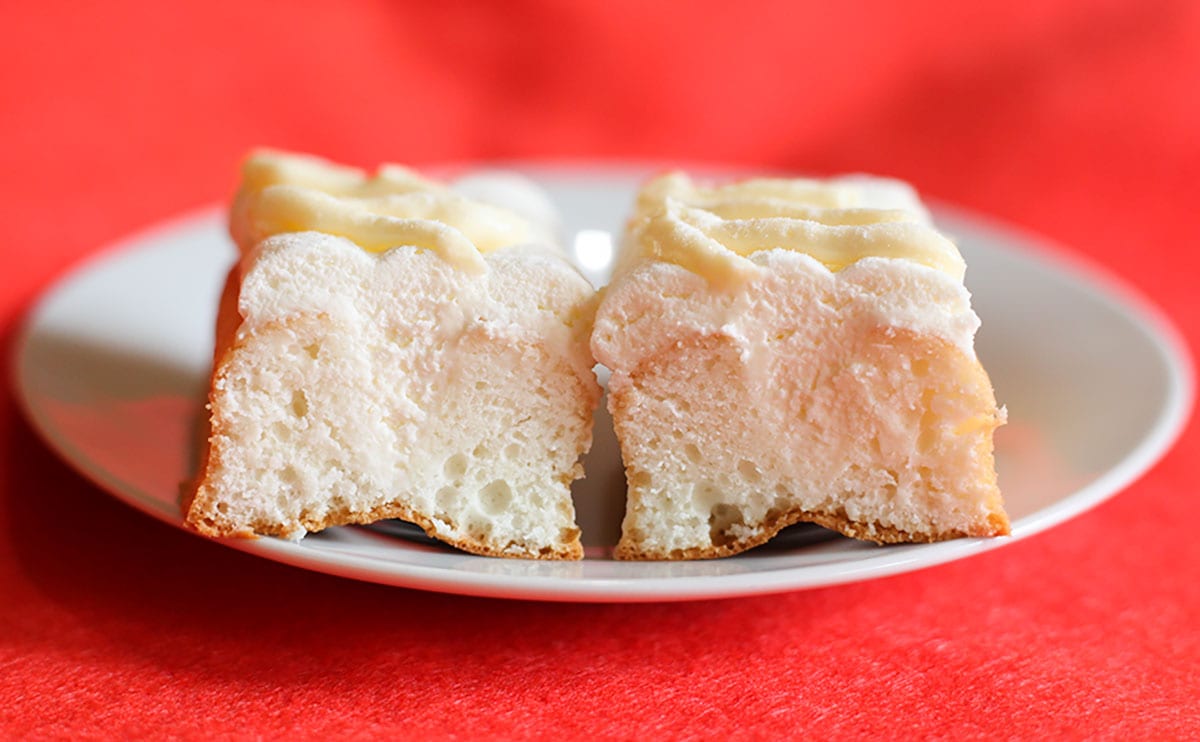 「Uchi Café×Milk MILKシフォンケーキ みるく&バター」断面