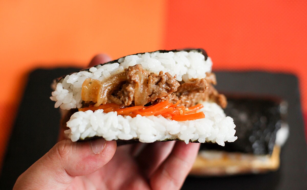 「具!おにぎり 盛りすぎ!牛焼肉」手持ち
