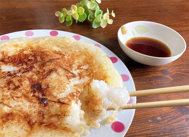 【小麦粉いらず】生地にまさかの生米!?「モチとろ～♡大根ちぢみ」作ってみた！アレ、お口の中楽しー♪