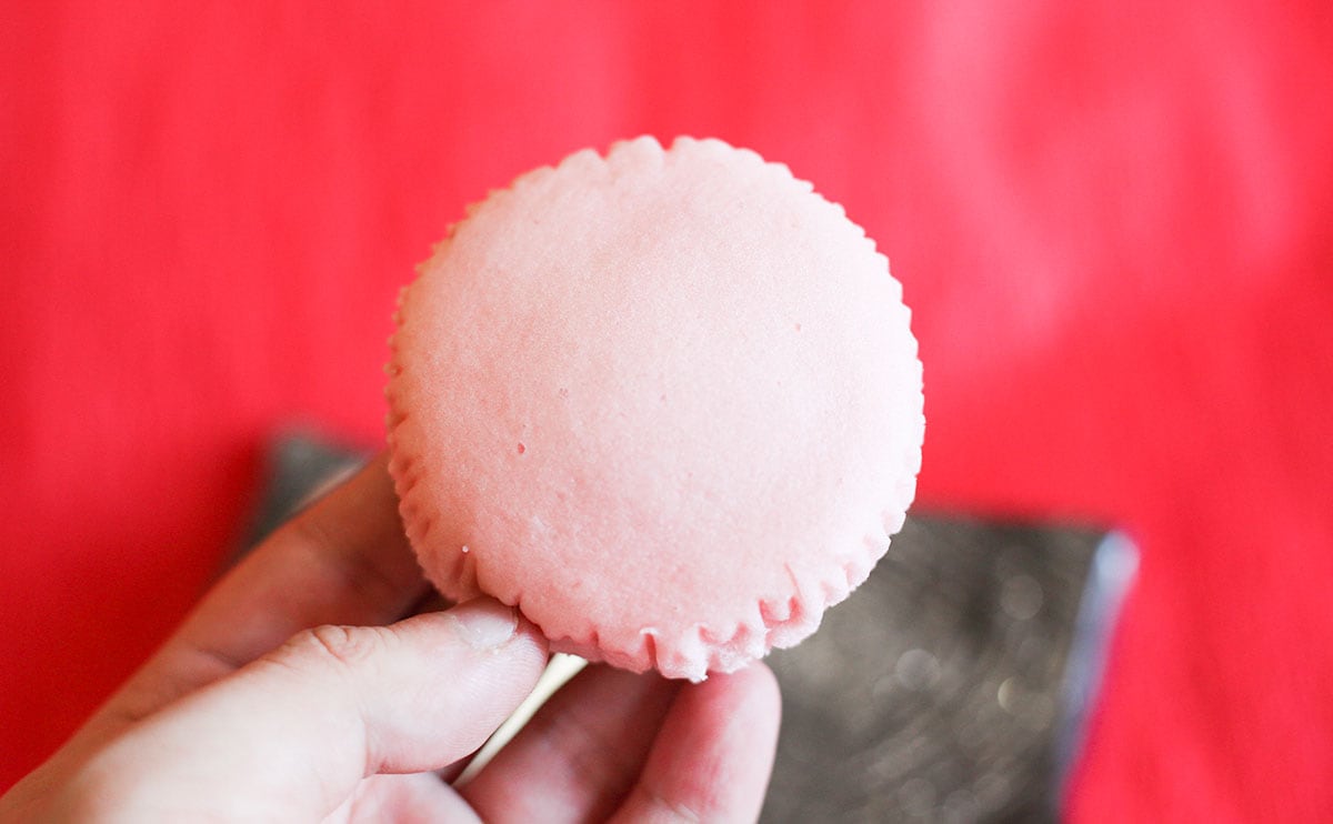 「紅白蒸しパン」手持ち