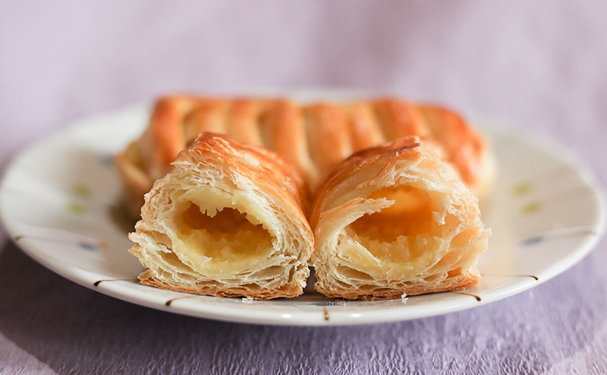 「スイートポテトパイ2個入」断面