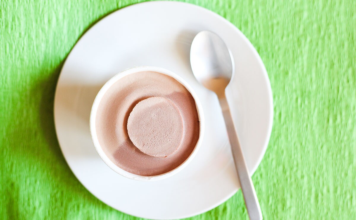 「ハーゲンダッツ　ショコラ　デュオ」俯瞰