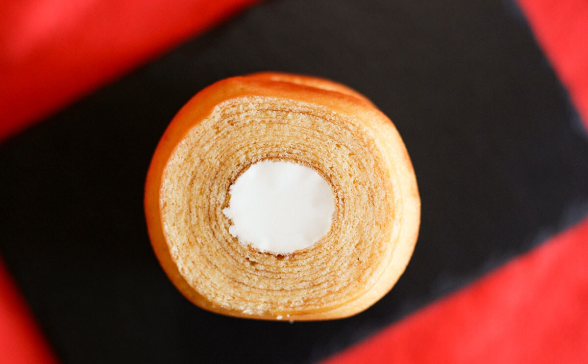 「MACHI café ミルククリームのバウムクーヘン」俯瞰