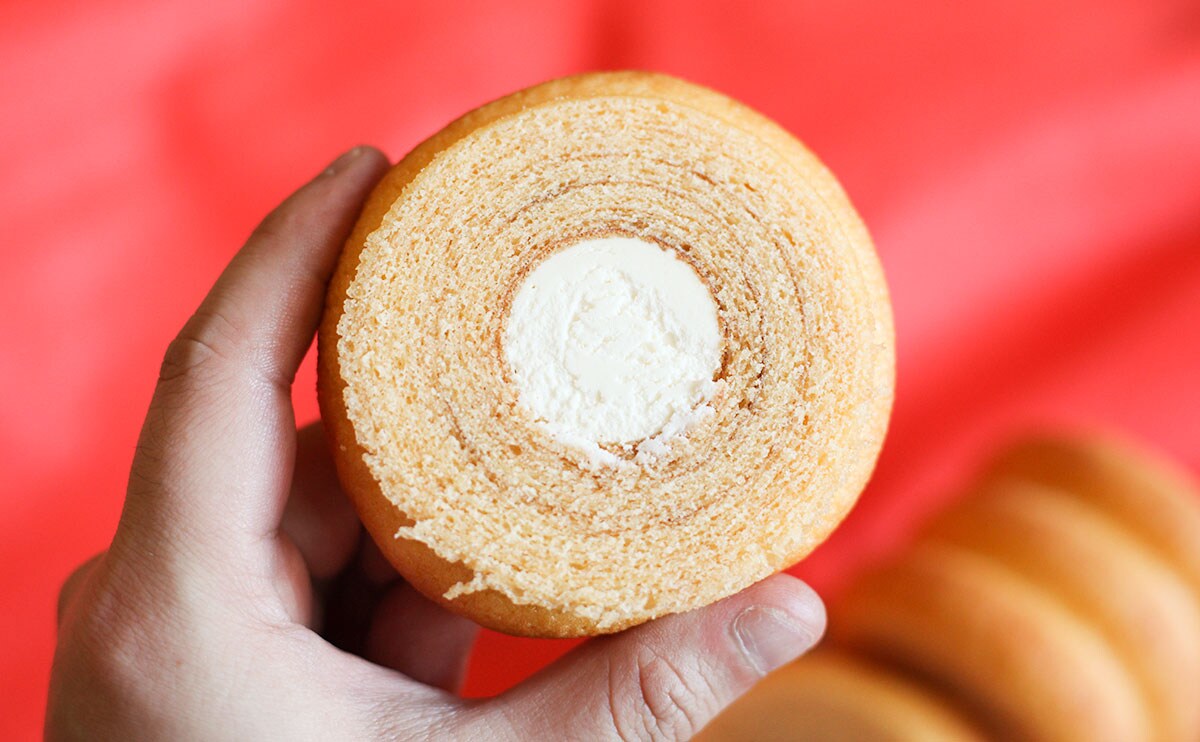 「MACHI café ミルククリームのバウムクーヘン」手持ち