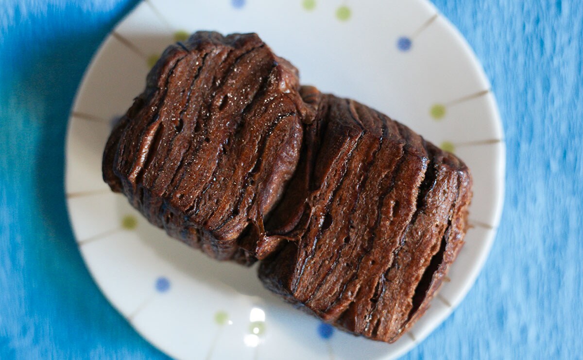 「さけるショコラフレーキ(榛名牛乳)」俯瞰