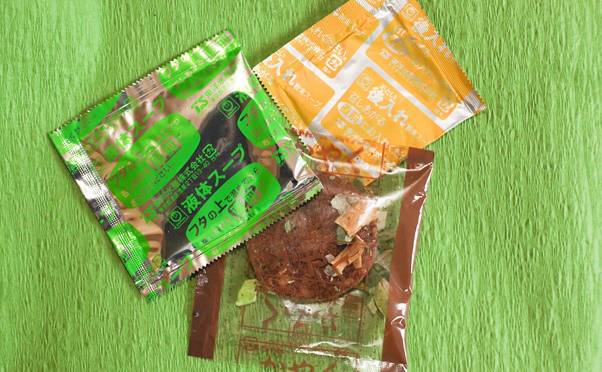 「東洋水産　湯の台食堂　中華そば」小袋