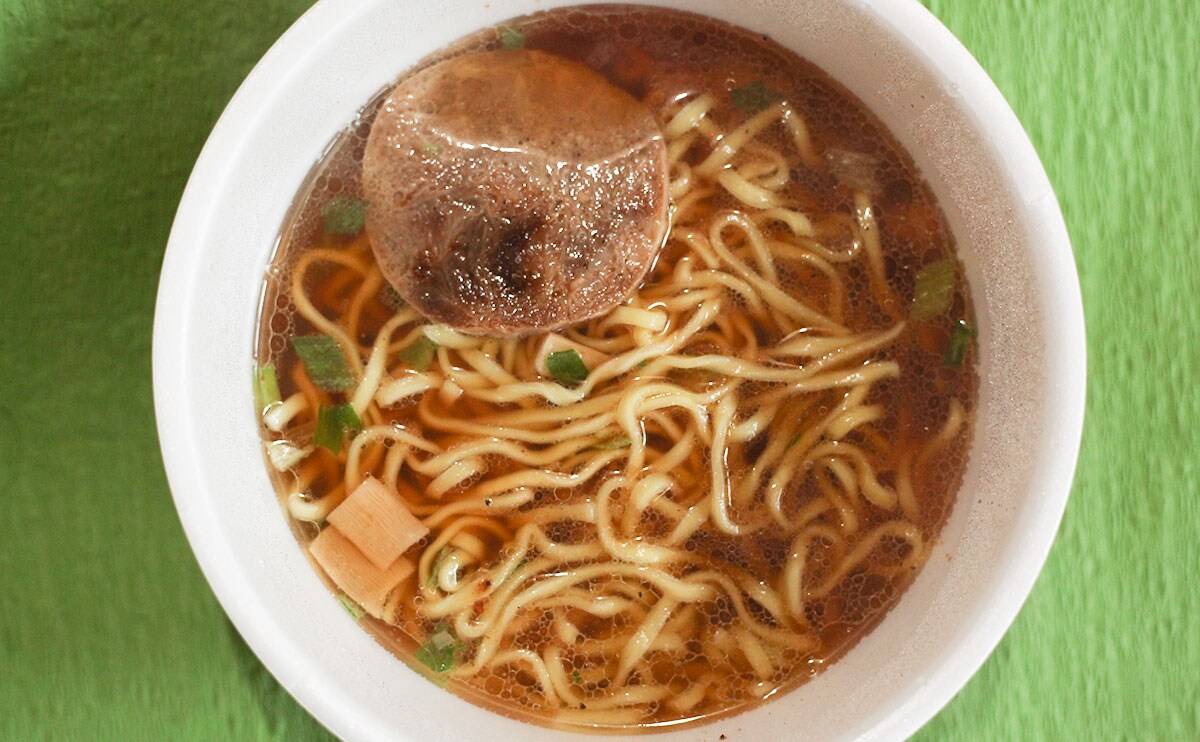 「東洋水産　湯の台食堂　中華そば」俯瞰