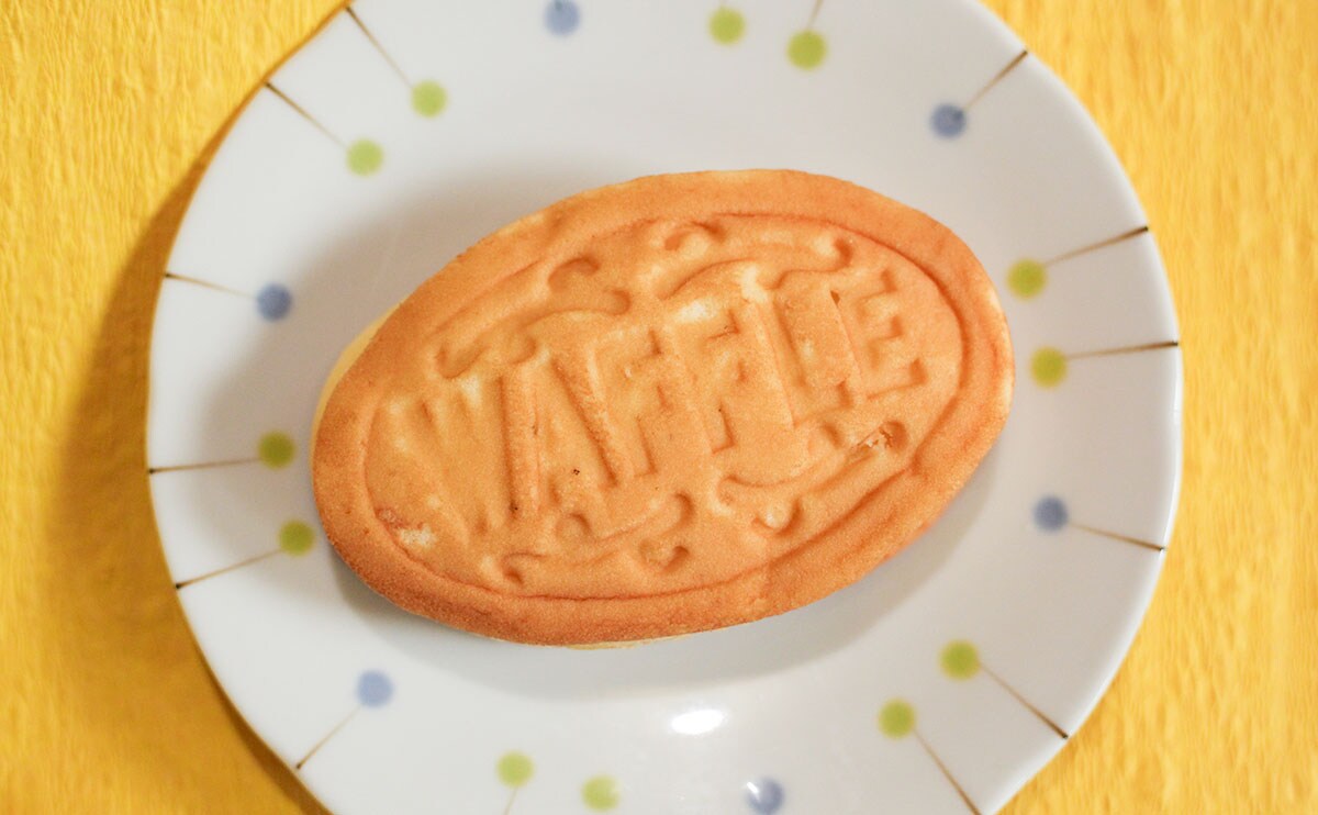 「ふんわりワッフル（カスタード＆ホイップ）」俯瞰