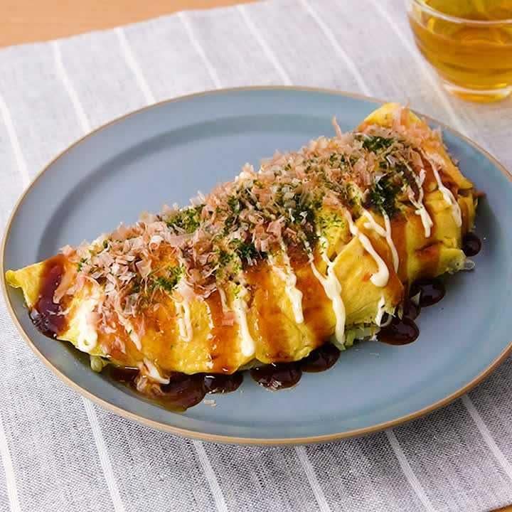 お手軽な食材で作る♪オムキャベもやし