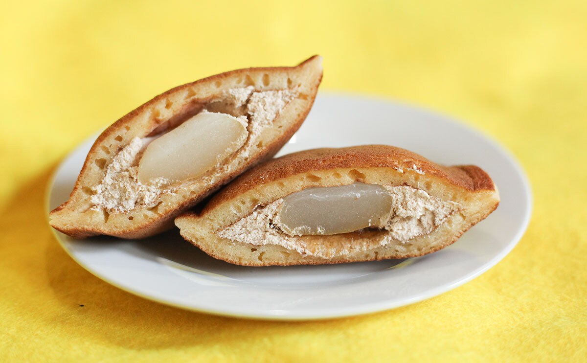 発売前から話題!ついに「桔梗屋」コラボのどらもっちが出たぞ!!