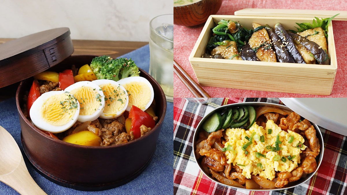 【初めてのお弁当】パパッと作れる、冷めても美味しいのっけ丼レシピ3選。副菜つき！