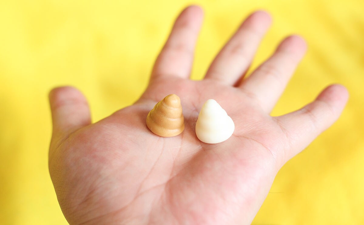 「笑った」「この形…」誤解を生みそうなグミを発見！！