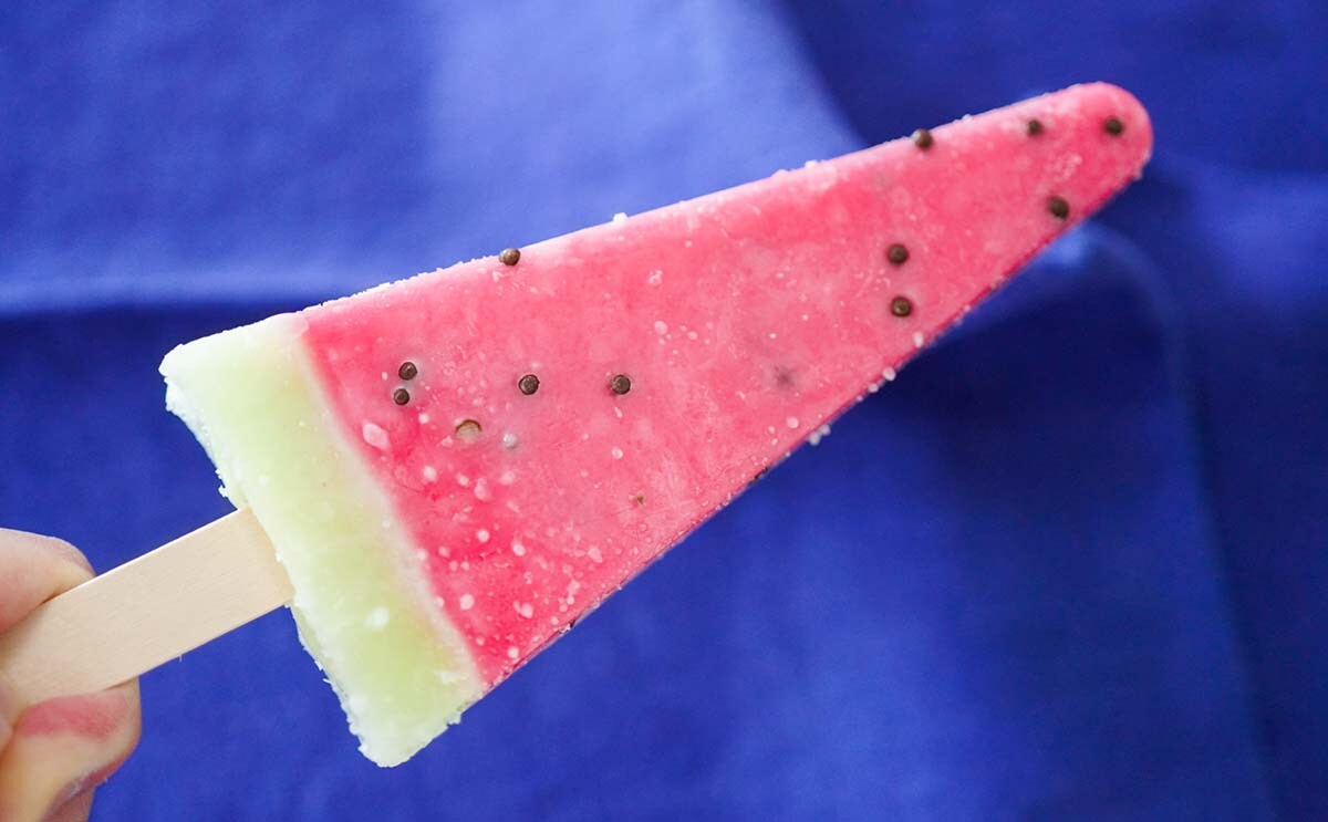 「即買いした」「普通のより好き」期間限定『スイカバー』がうまい