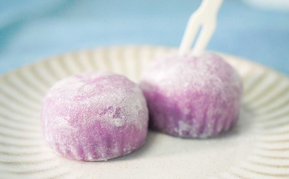 「よくわかんないけどおいしい」セブン新発売スイーツは紫色に