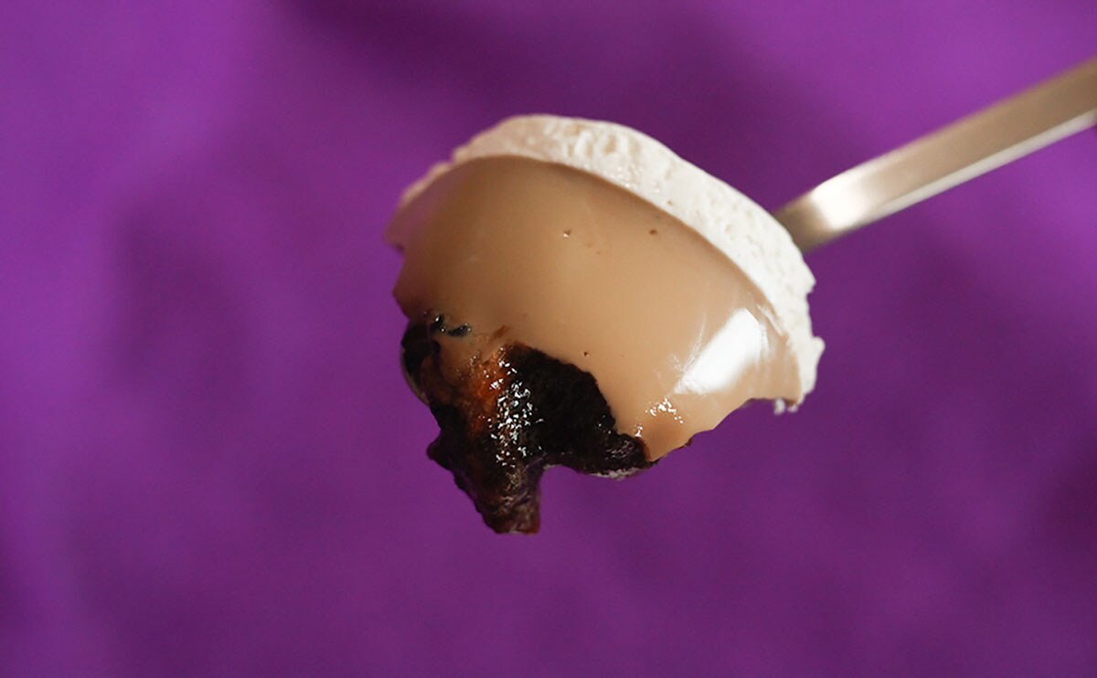 【ローソン】食感が楽しい“食べる”『カフェラテ』爆誕