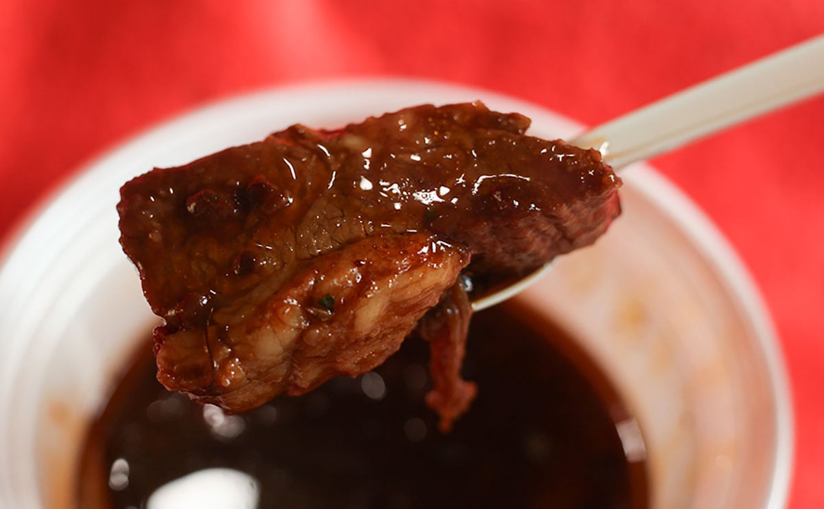 肉の塊がどーん。【松屋】の店舗限定メニューが贅沢でよかった