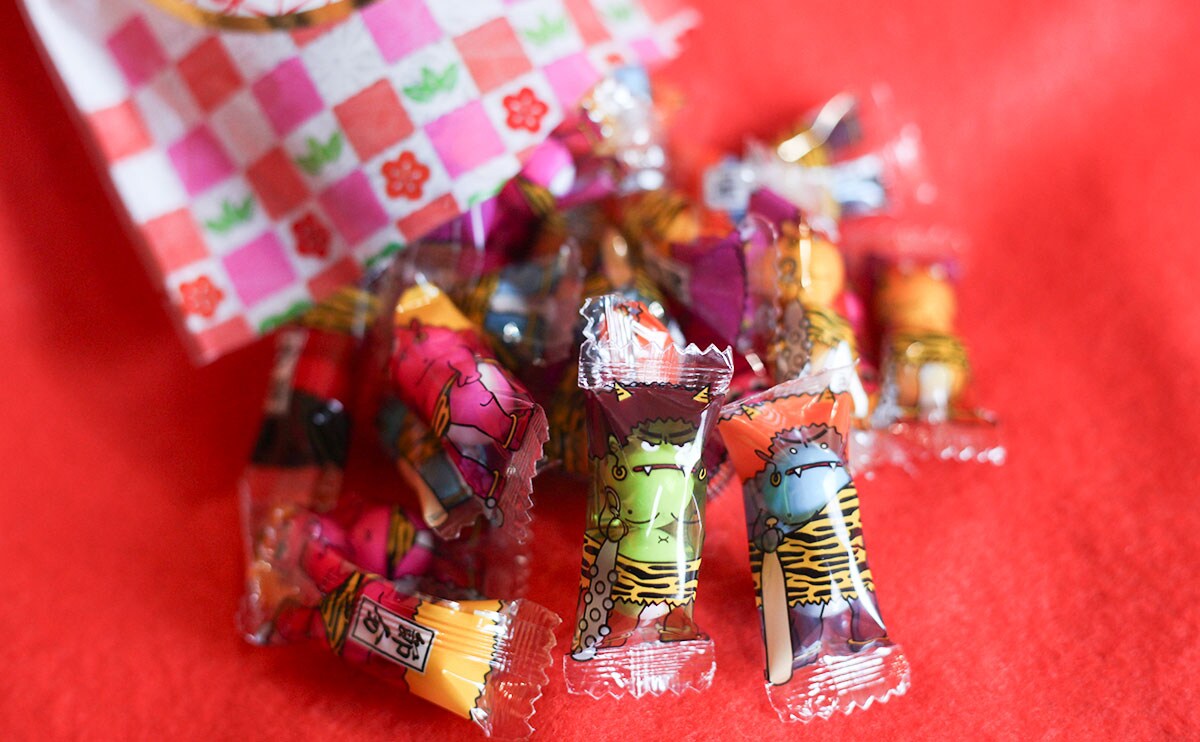 豆が嫌でも大丈夫。チョコで鬼をやっつけよう！