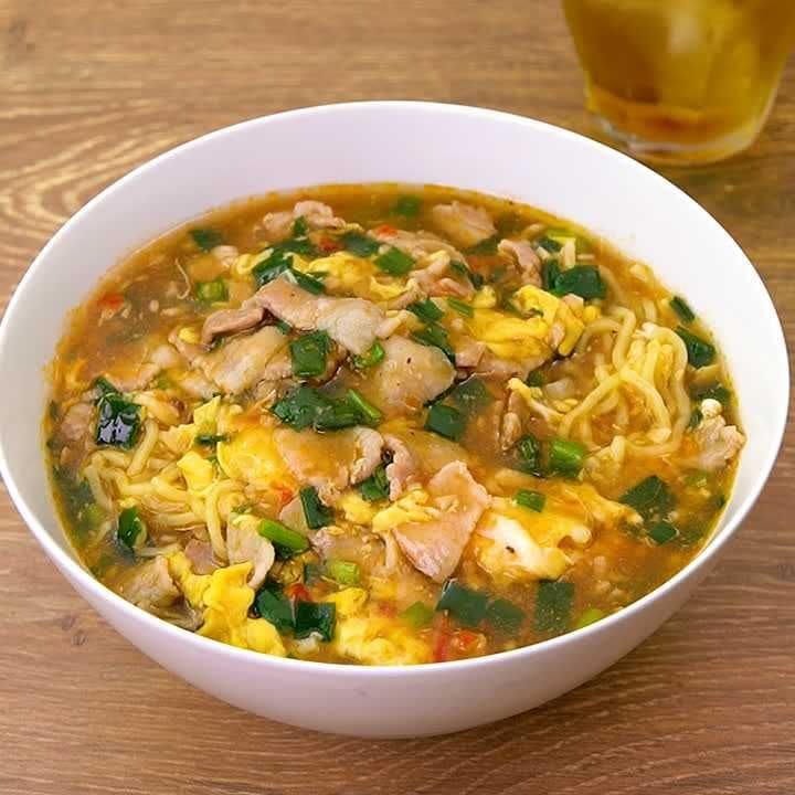 あとひくおいしさ！ピリ辛麻婆あんかけラーメン