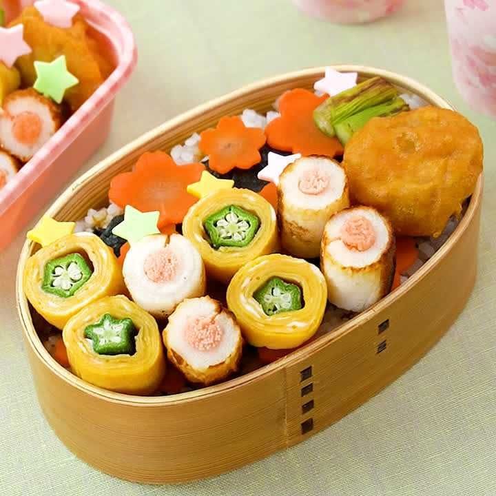 特別な日に作りたい！桜の串おかず弁当