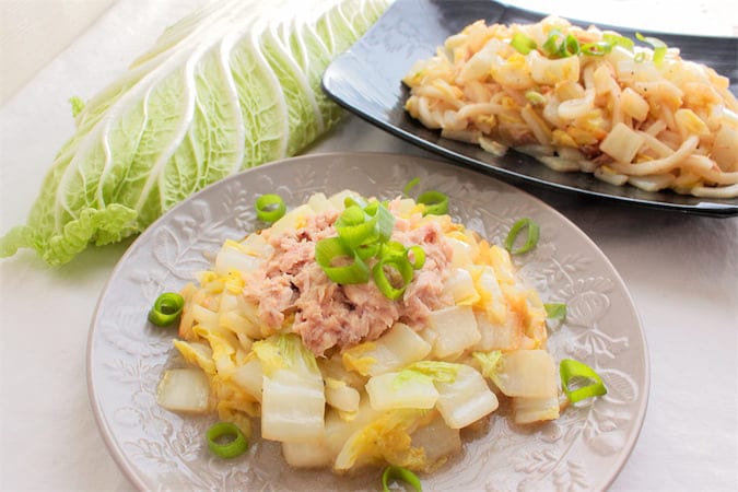 【余り白菜消費】ツナ缶油で焼き色付くまで焼いて！甘味MAXな「ツナ白菜」に夢中♡マヨがいい仕事なの