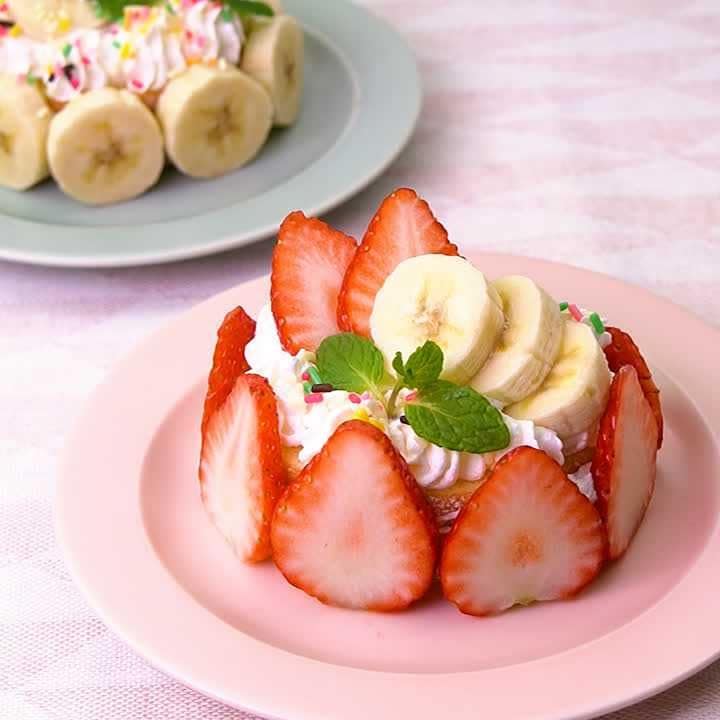 市販のロールケーキをアレンジ♡フルーツデコロールケーキ