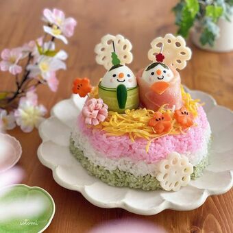 ひな祭りをより華やかに！ハレの日おうちごはん、ちらし寿司ケーキでお祝いしよう！