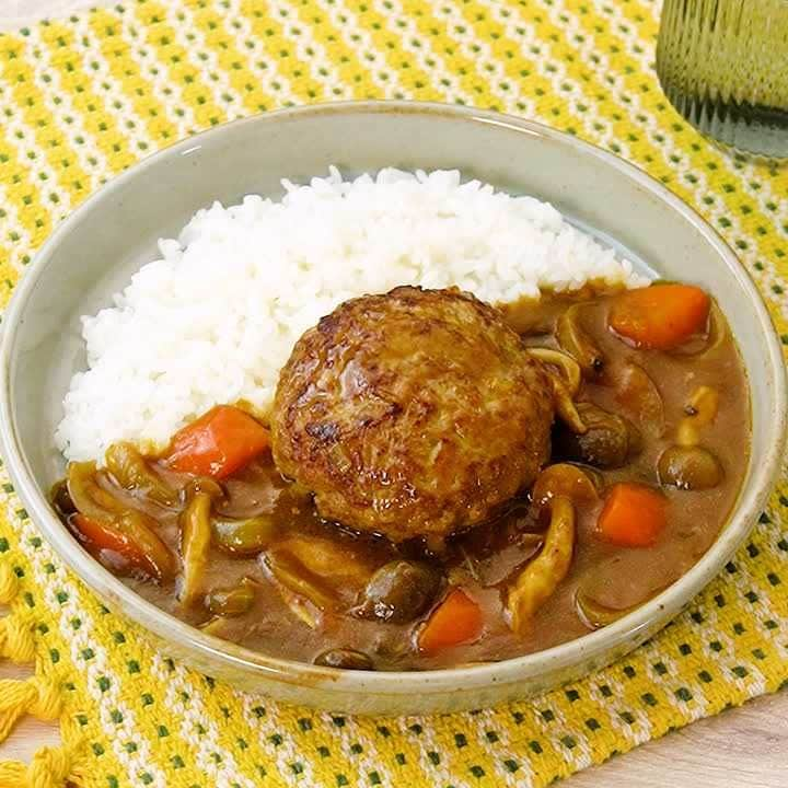 最強コンビ！ハンバーグカレー