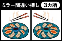 間違い探しで脳トレ♪3カ所の違いが分かるかな？【毎日脳トレ】【クイズ】