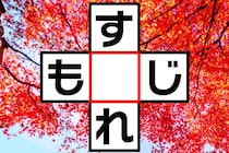 制限時間5秒！「す○れ」「も○じ」3文字ひらがなクロスワード♪【毎日脳トレ】【クイズ】