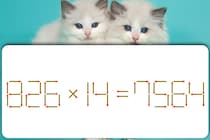 【マッチ棒パズル】動かすのは1本だけ！「826×14＝7564」脳トレに挑戦！【毎日脳トレ】