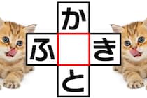 クロスワードで脳トレ！「か○と」「ふ○き」共通する文字は？【毎日脳トレ】【クイズ】